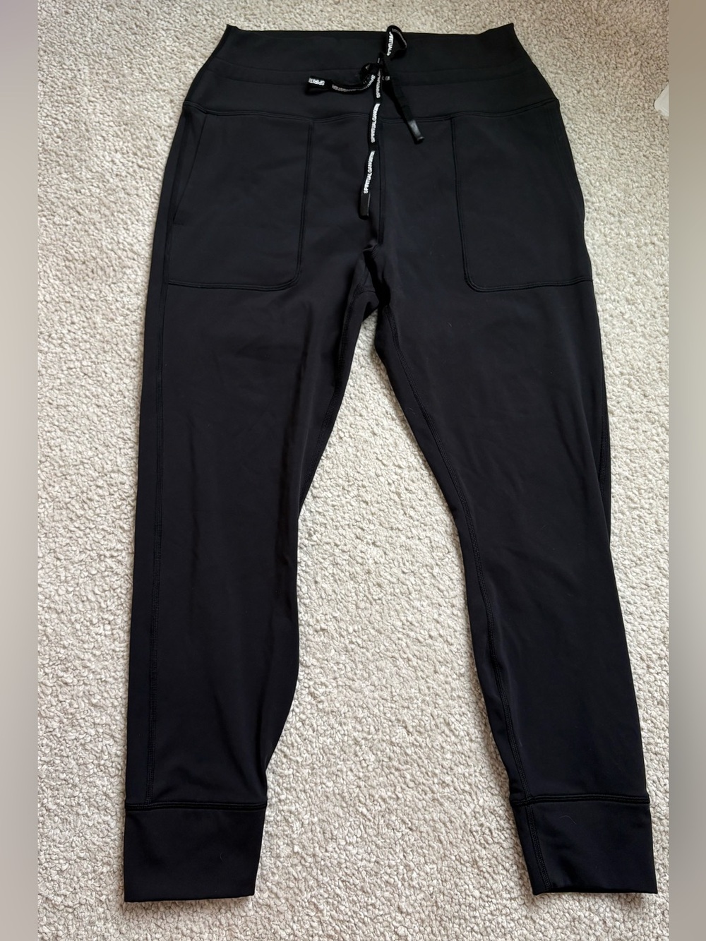 Spiritual Gangster Black Drawstring Joggers
